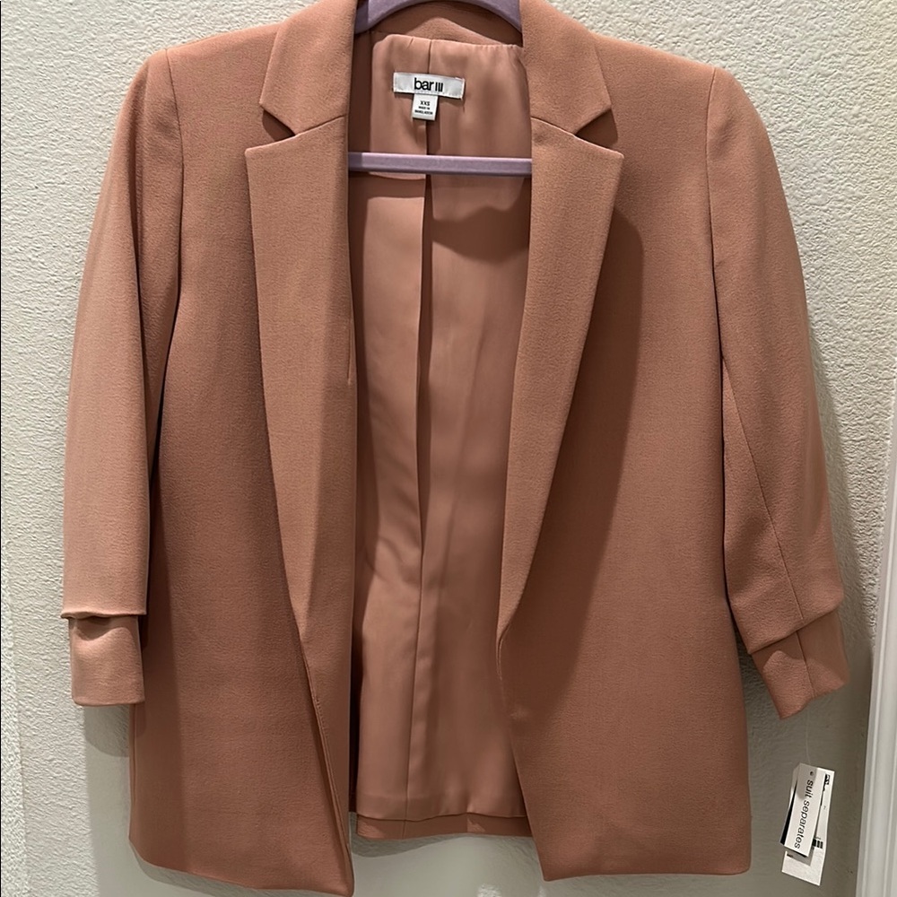 BAR III Women's beige Blazer Jacket new with tags !